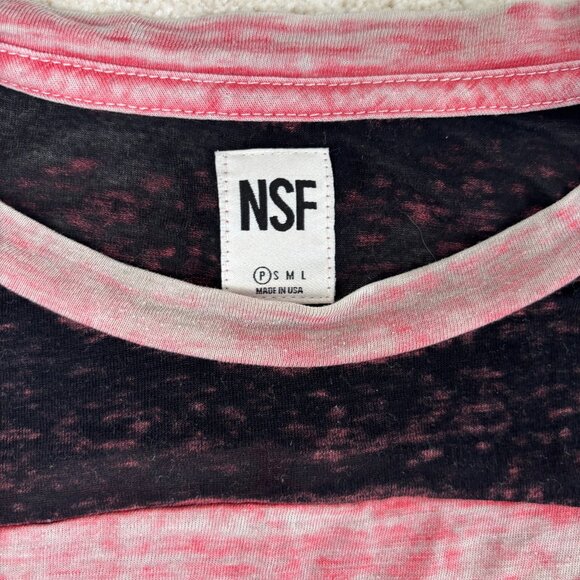 NSF Asymmetrical Linen Blend Top - Picture 3 of 4